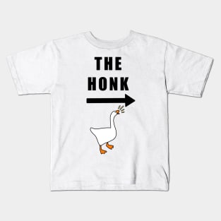 THE HONK funny matching t-shirts Kids T-Shirt